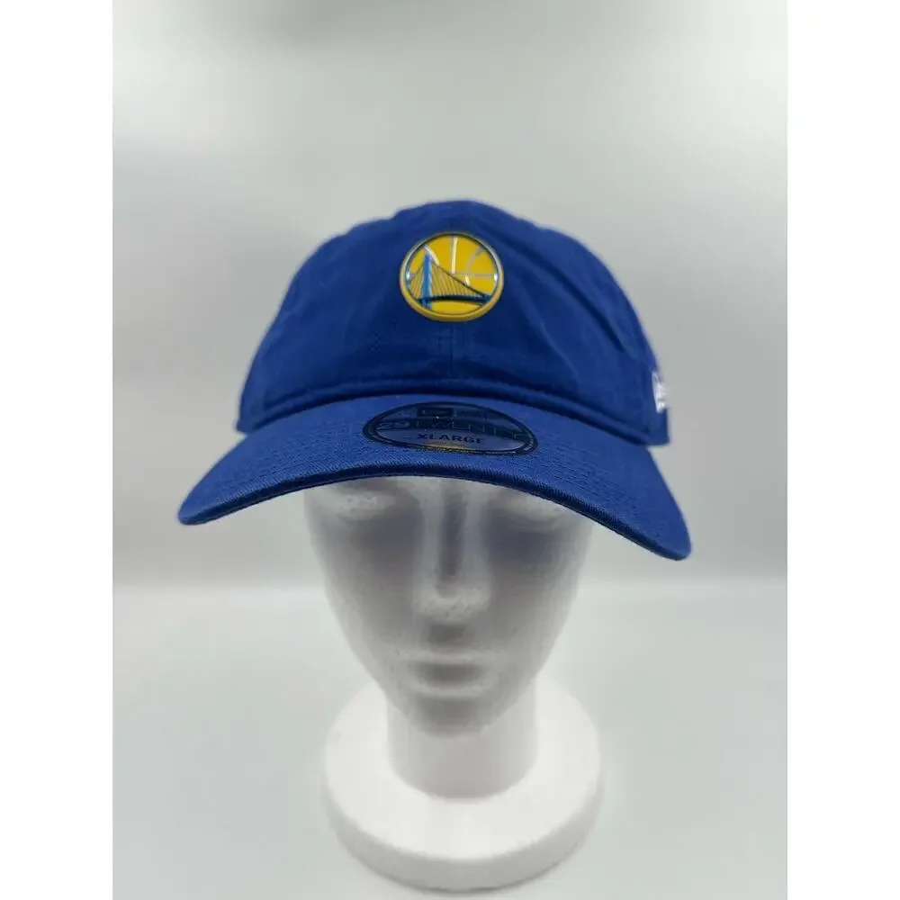 Golden State Warriors Hat New Era 29Twenty Fitted On Court Cap XL NBA Blue